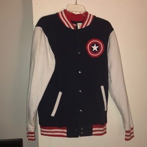 Captain America Varsity Jacket
